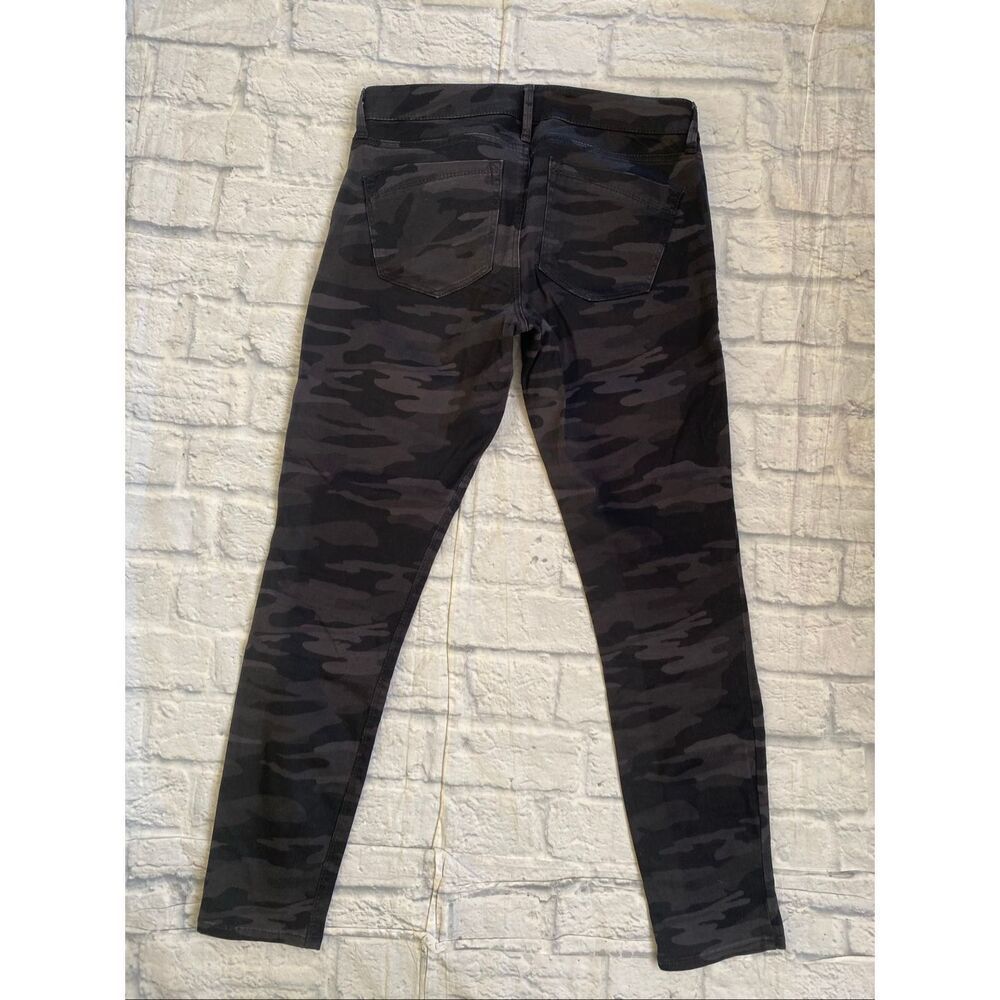 Express women 4 cotton blend low rise ankle legging stella camo black and grey - Picture 8 of 11